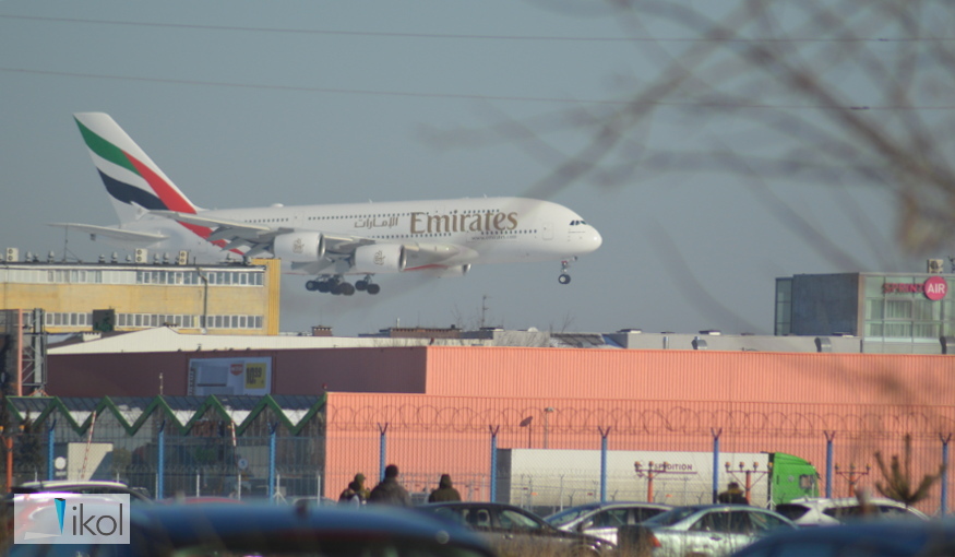 Lądowanie Airbusa A380