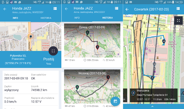 Informacje ikol Tracker