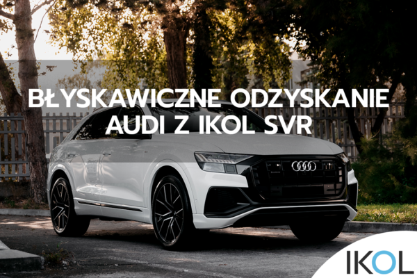 samochód Audi odzyskany po kradzieży